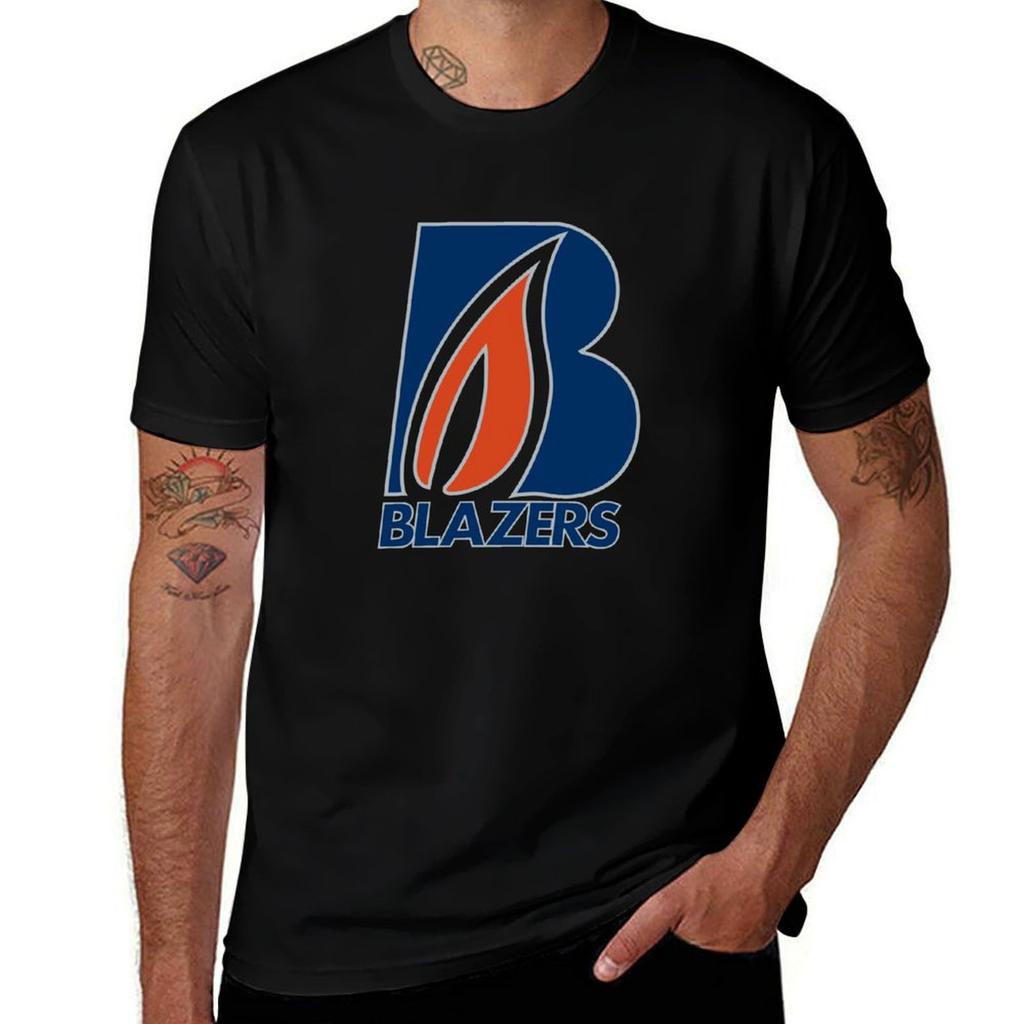 Kamloops Blazers TShirt Summer Print Short Sleeve Tee