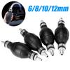 Car Hand Fuel Pump Auto Rubber Oiler 6/8/10/12mm Aluminum Interface Diesel Oil Transfer Pump Petrol Diesel Liquid Manual Pump