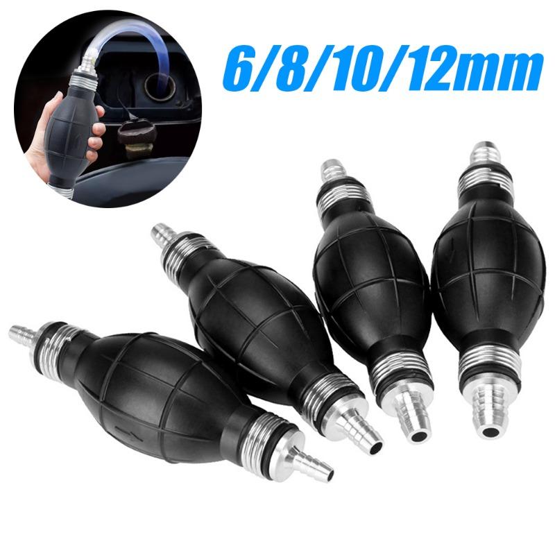 Автомобильный ручной топливный насос Автоматическая резиновая масленка 6/8/10/12 мм алюминиевый интерфейс насос для перекачки дизельного масла ручной насос для бензина и дизельного топлива