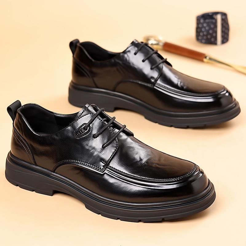 Модные повседневные кожаные мужские туфли деловая обувь элегантная мужская одежда джентльменская обувь для вечеринок новый стиль трендовые туфли оксфорды