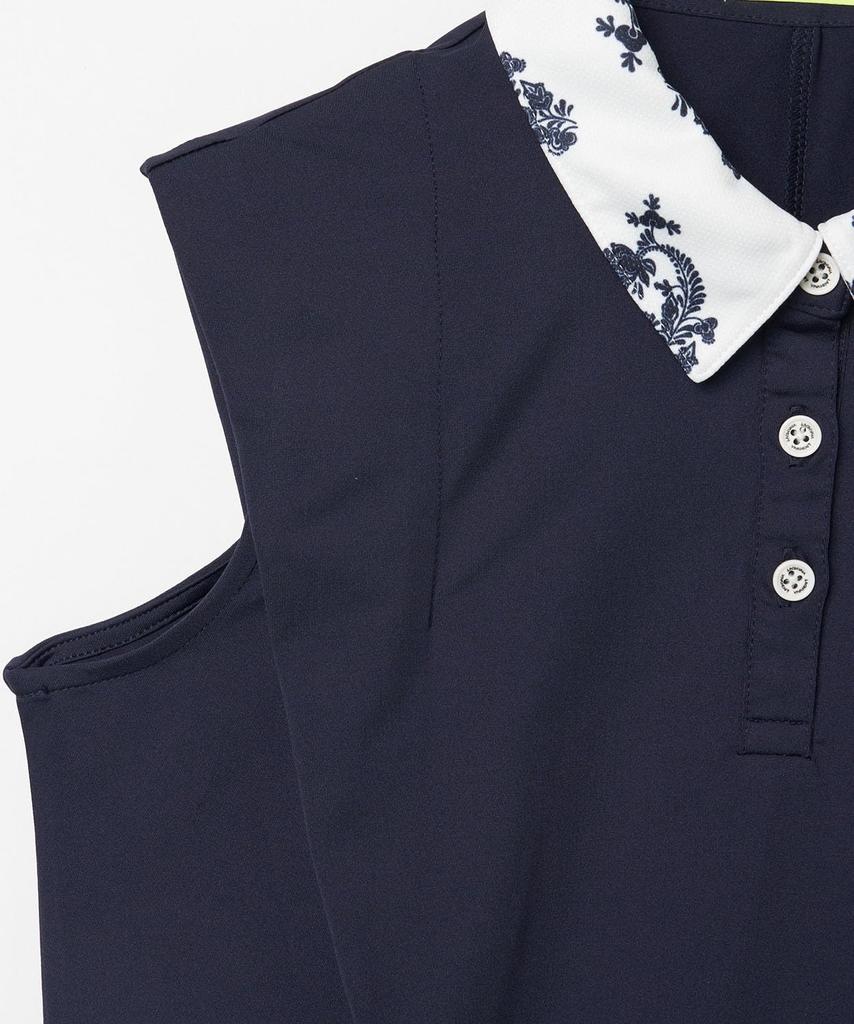 Botanical Beaten Water Быстросохнущий UV Cool Антибактериальный и Защищающий от запаха Темно-синий [Viva Heart] Без рукавов, Впитывающий, Сохнущий, Защита, На ощупь, Устойчивый, Женский,