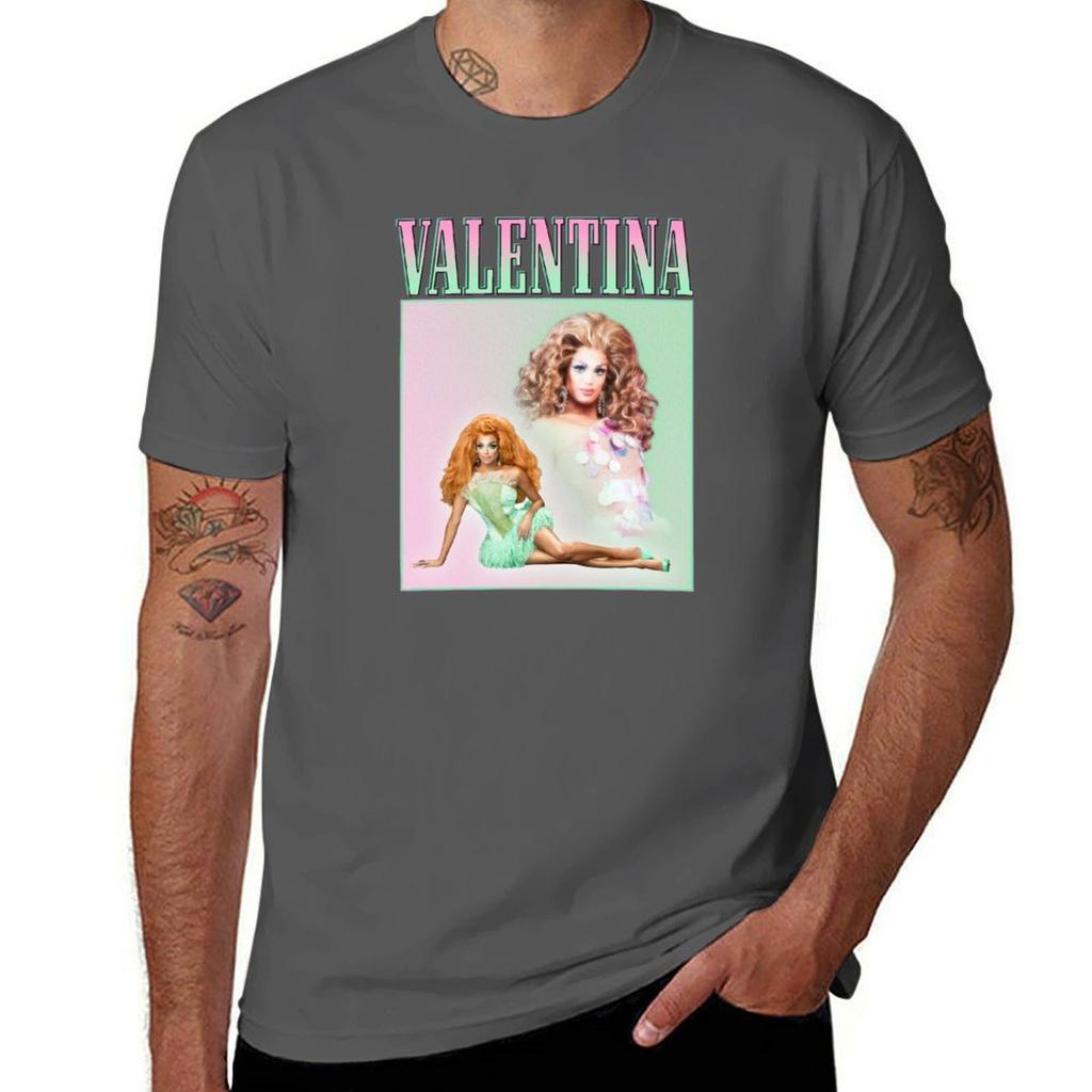 Valentina vintage retro design T-Shirt g man t shirts for men anime tshirt cotton t shirts high quality T-Shirt