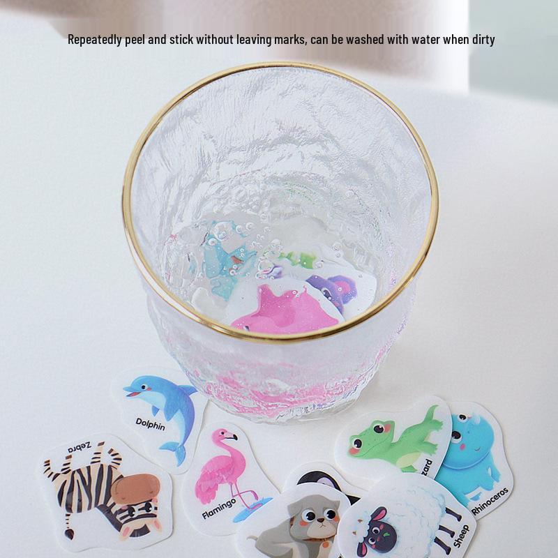 Washable Educational Sticker Book for Early Education: 10 Fun Themes for Toddlers and Kindergarten