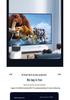 HD 4K Smart Home Проектор 2025 года с Электрической фокусировкой и 5G Настенной проекцией для Домашнего Кинотеатра в Спальне