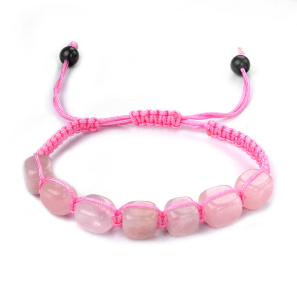 Квадратные бусины 7 чакр лечение кристалл браслет йога камень регулируемый браслет медитация релаксация тревога женский браслет