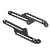 Pair Motorcycle Adjustable Windshield Bracket Anodized Black Replacement for Tenere 700 XT700Z