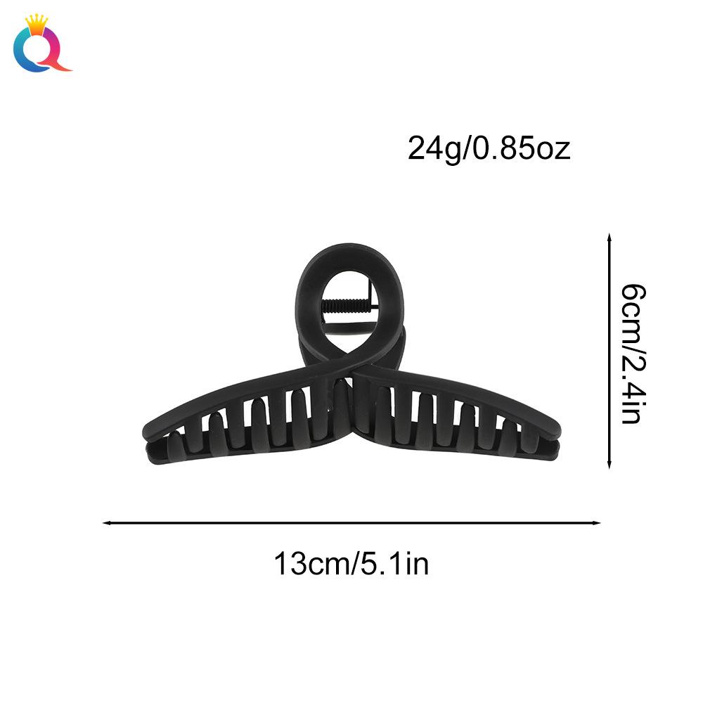 Заколка для волос Frosted Hair Clip Simple Large Clip Cross Hair Clip Coiffit Shark Clip