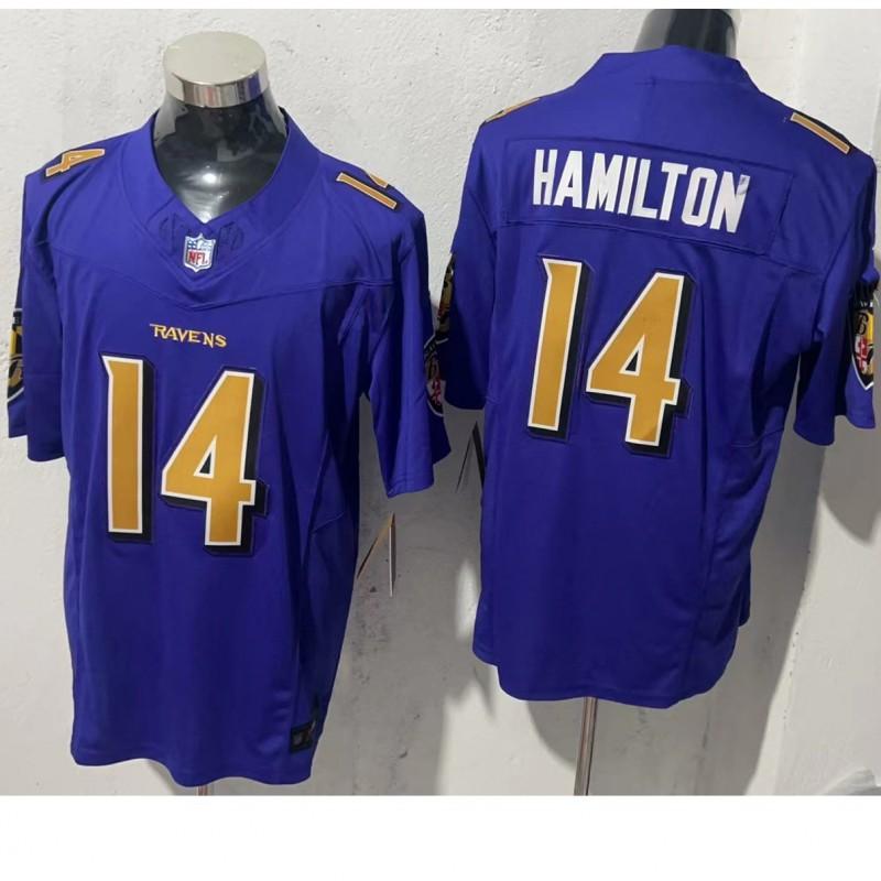 Baltimore Ravens NFL Football Jersey Short Sleeve Team Apparel Embroidered Mens Sports Fan Wear