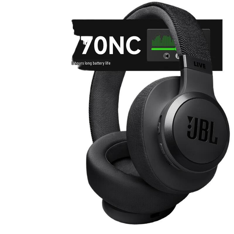 JBL LIVE 770NC Adaptive Noise Cancelling Bluetooth Headphones