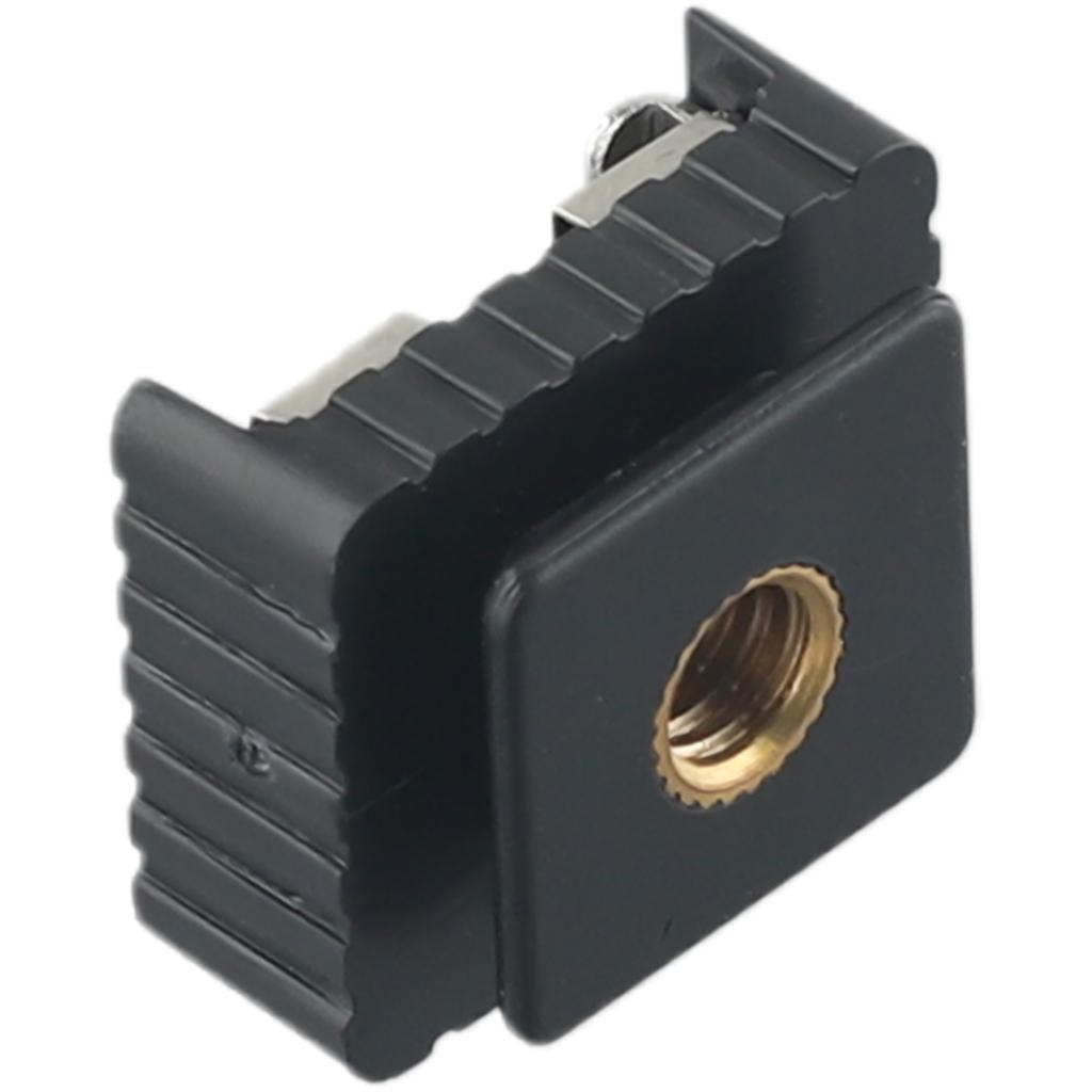 Адаптер горячего башмака с латунной гайкой 1/4 дюйма для стоек освещения и держателей вспышек