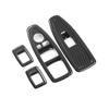4Pcs/Set Car Interior Window Lift Switch Cover Trim Sticker for BMW 3 Series F30 Gran Turismo F34 Carbon Fiber Look Decoration