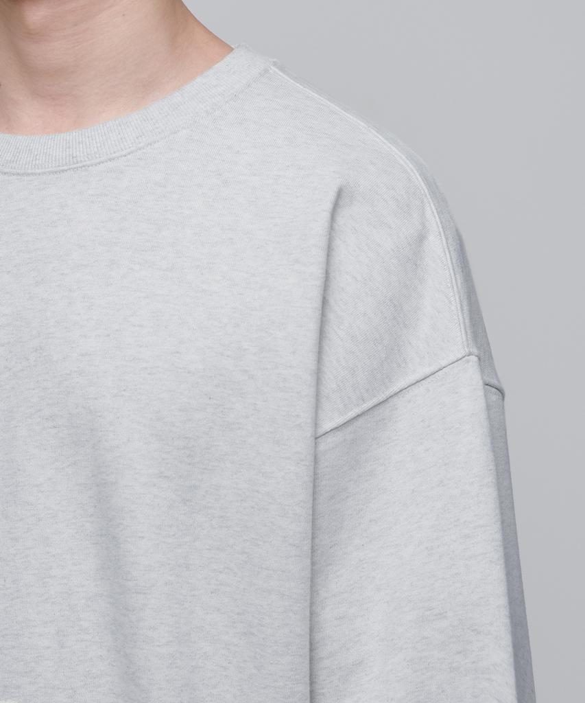 MUSINSA STANDARD Oversized Sweatshirt [Melange Light Grey]