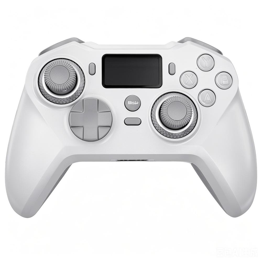 G8 Wireless Game Controller for PC Switch Android iOS Mobile Phone 4 Hall Operation-with TMR Hall Joystick 30-90gf Adjustable Damping Smart Screen