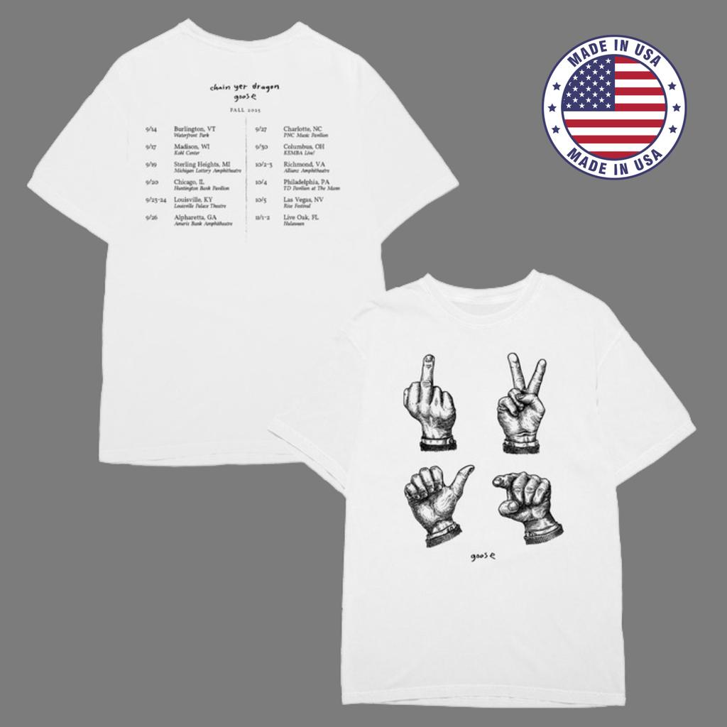 Goose Band CYD Tour Tee Fall 2026 T-shirt Unisex All Sizes Reprint