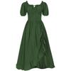 Women's Elegant And Beautiful Retro Drawstring Ruffle Dress