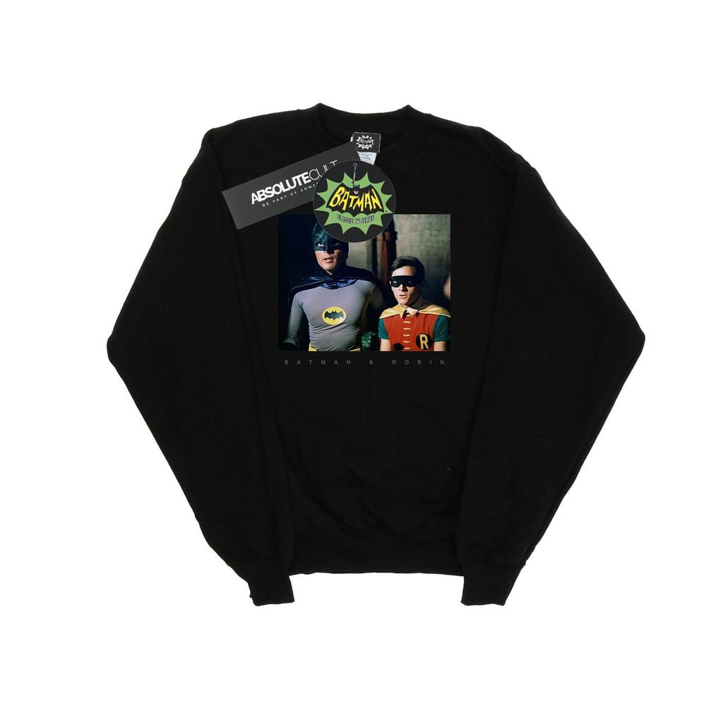 DC Comics Womens/Ladies Batman TV Series Dynamic Duo Photograph Sweatshirt