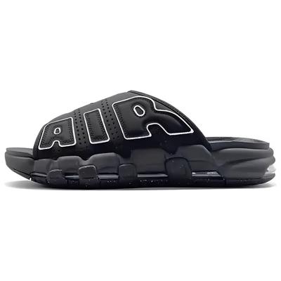 Мужские кроссовки Air More Uptempo Slide Black - Grey Sole Clear White DV2132-001