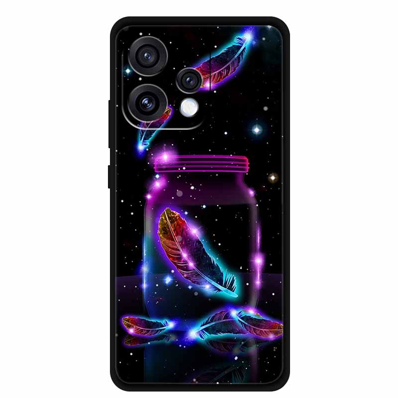 Чехол для Oppo Reno 15c Reno 15 PMD110 Мультяшный Мягкий Силиконовый Защитный Чехол для Телефона на Reno15 Reno15c CPH2825 Роскошный Бампер Coque
