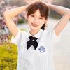 Japanese-Style Taiwan Normal University High School JK Uniform: Preppy Short Sleeve Shirt Set for Students
