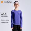 moodytiger Girls' Moisture-Wicking Long-Sleeve Sports Tee