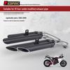 Выхлопная труба для мотоцикла YZF-R1 2004-2006 гг.: Модифицированная средняя и хвостовая секция с четырьмя выходами