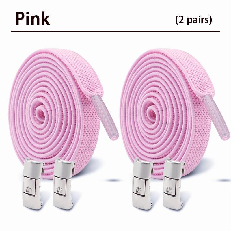 2 пары шнурков 8 мм без завязывания, шнурки с кнопочным замком без завязывания, эластичные шнурки для кроссовок, детские, взрослые, расширенные плоские шнурки для обуви