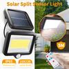 Светодиодные солнечные фонари, уличные сплит-светильники на солнечных батареях, 3-режимные водонепроницаемые лампы с датчиком движения, садовые светильники, внешние солнечные лампы