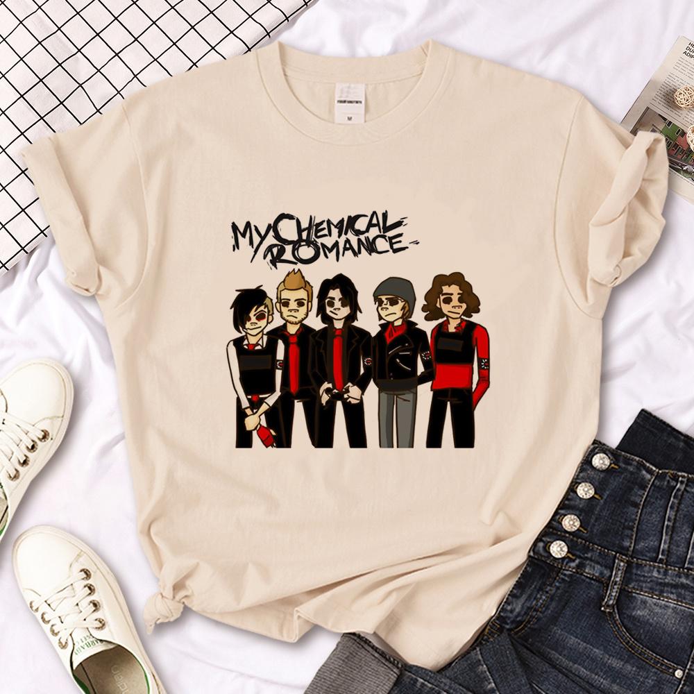 Мужская футболка My Chemical Romance Y2K летний топ для мальчика забавная одежда