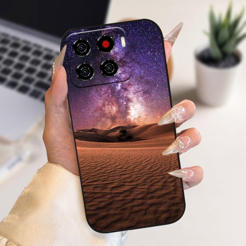 Чехол для ZTE Blade A56 Цветы Волк Мягкий Силиконовый Чехол для Телефона Для ZTE Blade A 56 TPU Ударопрочный Чехол BladeA56 4G Z2473 Fundas