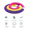 Weighted Soft Spring Hoop Waist-Friendly Foldable Fitness Hoop Portable Home Gym Men Women Adults Body Waist Slimming Exercise Equipment
