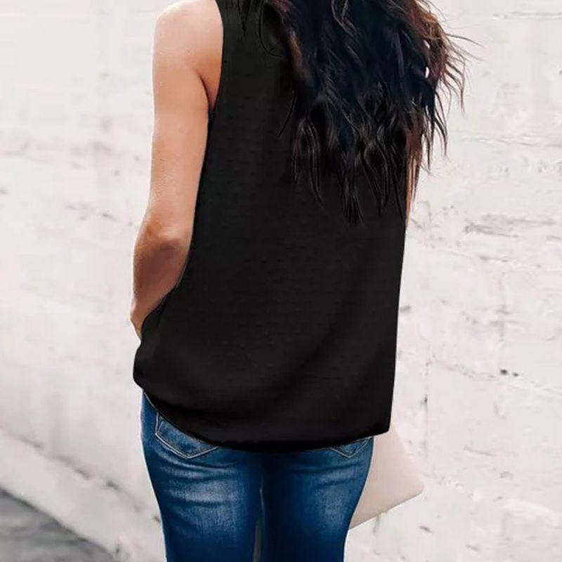 Женский топ, приталенный повседневный топ для йоги, с круглым вырезом, без рукавов, однотонный, базовая майка, пуловер, футболка, футболки