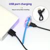 Светодиодный ошейник для собак USB-перезаряжаемый Водонепроницаемый Противопотерянный Безопасность Мигающий кулон для собак кошек питомцев Ночные прогулки Светоотражающий