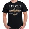 Футболка для взрослых Lancaster Bomber со схематическим дизайном