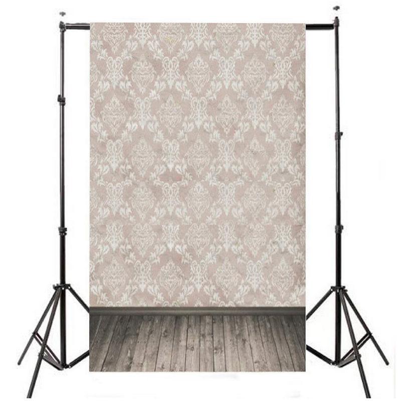 3x5ft виниловый серый дамасский фон для фотосъемки сплошной цвет пол фото фон
