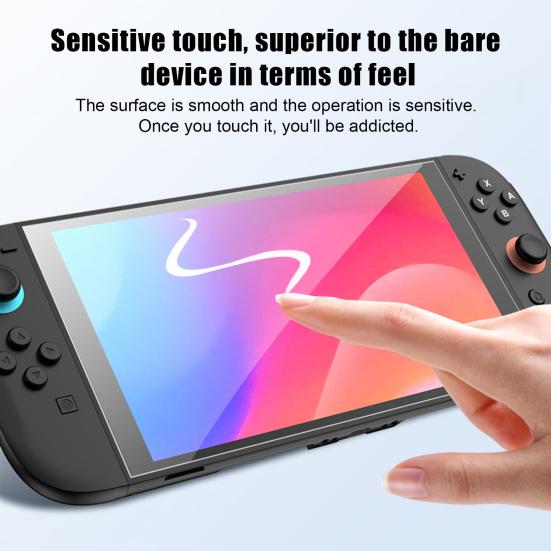 Защитная пленка для экрана Защита от царапин Закаленное стекло Пленка для экрана Без пыли Без пузырьков HD пленка для экрана игровой консоли NS2