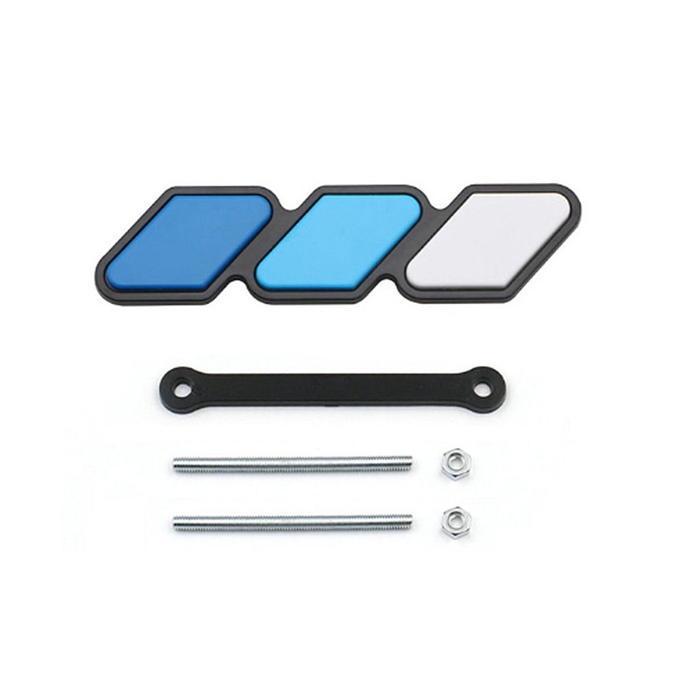 For Toyota Anti-collision Emblem 3 Grille Badge Car Protection Modified Decorative Strip