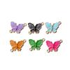 10Pcs Colorful Alloy Cute Butterfly Charms Pendant For DIY Jewelry Making Animal Necklace Bracelet Accessories