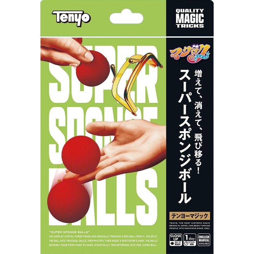 Набор для фокусов Tenyo Super Sponge Balls - Волшебный набор-иллюзия для начинающих, детей и взрослых - Легко освоить: Исчезновение, Умножение и Прыжок