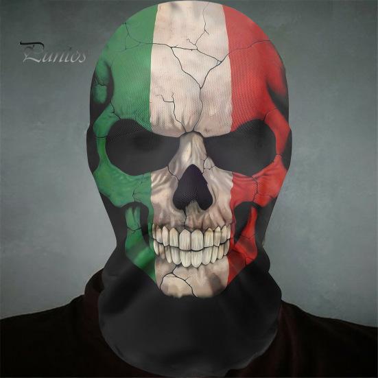 Реалистичная подушка для лица с черепом для взрослых, подушка для косплея знаменитости, анфас, забавный костюм со скелетом для вечеринки на Хэллоуин