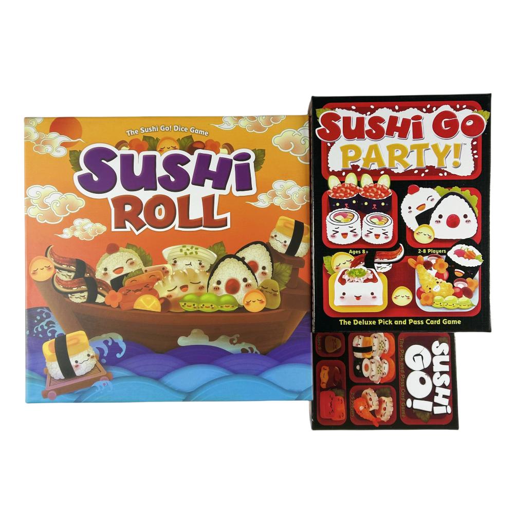 Карточная игра Sushi Go - Sushi Go Party! Карточная игра Pick&Pass, Семейные веселые карты, Идеально для вечеринок и домашнего настольного колоды