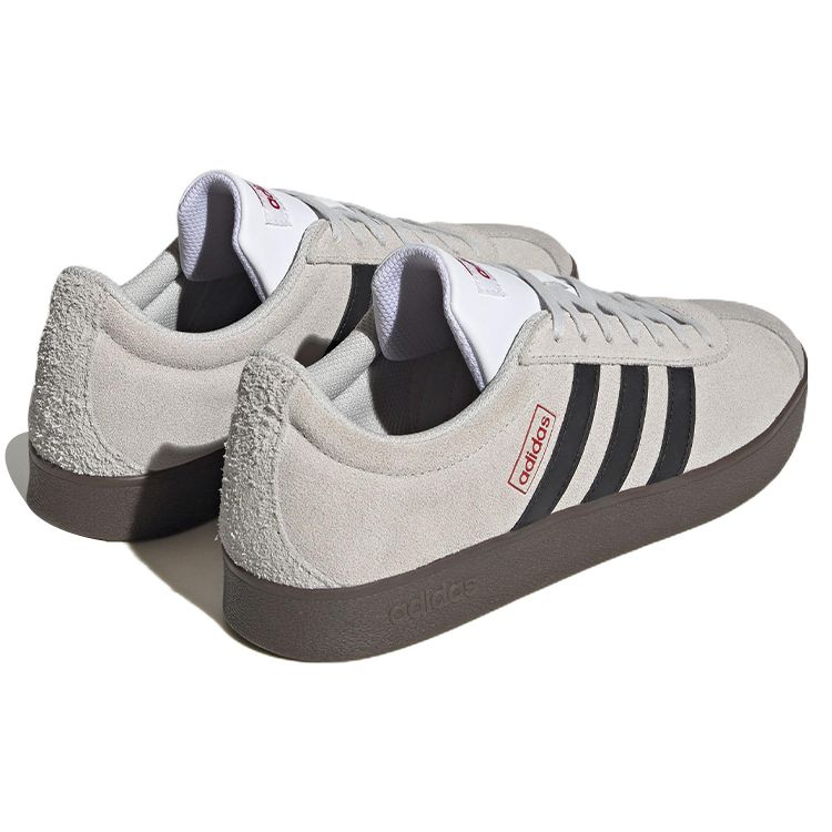 adidas Кроссовки унисекс VL Court Grey Black Gum Grey-One Core-Black Better-Scarlet HQ1802