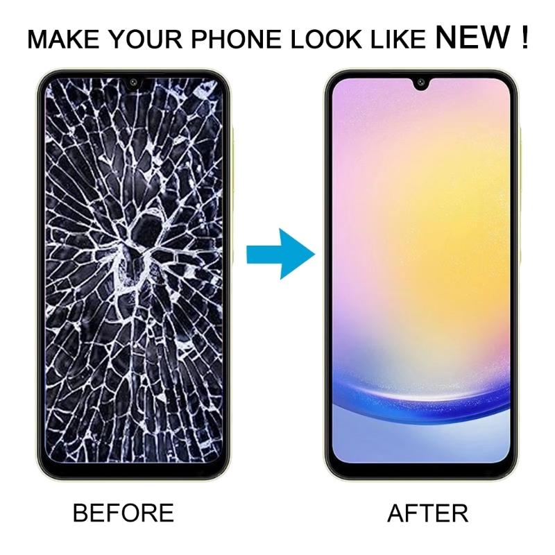 LCD Screen and Digitizer Full Assembly with Frame for A25 Cellphone Replacement Accessories LCD Digitizer