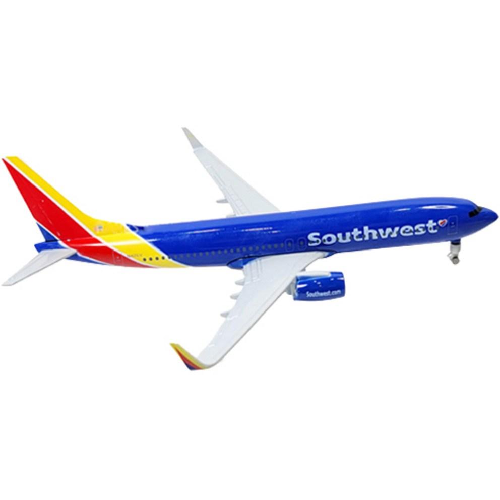 Модель самолета Southwest Airlines B737, литая, 20 см