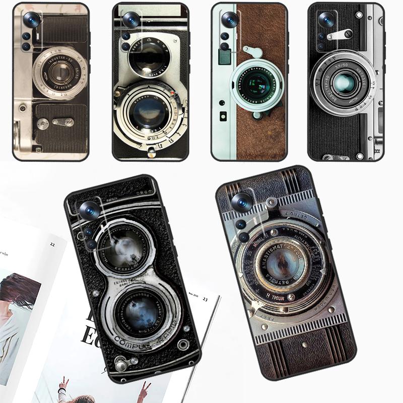 Ретро Камера Винтажный Чехол Для POCO X6 Pro X5 X3 M6 M5s F3 F5 Xiaomi 14 13 Ultra 12 Lite 11T 12T 13T Pro Обложка