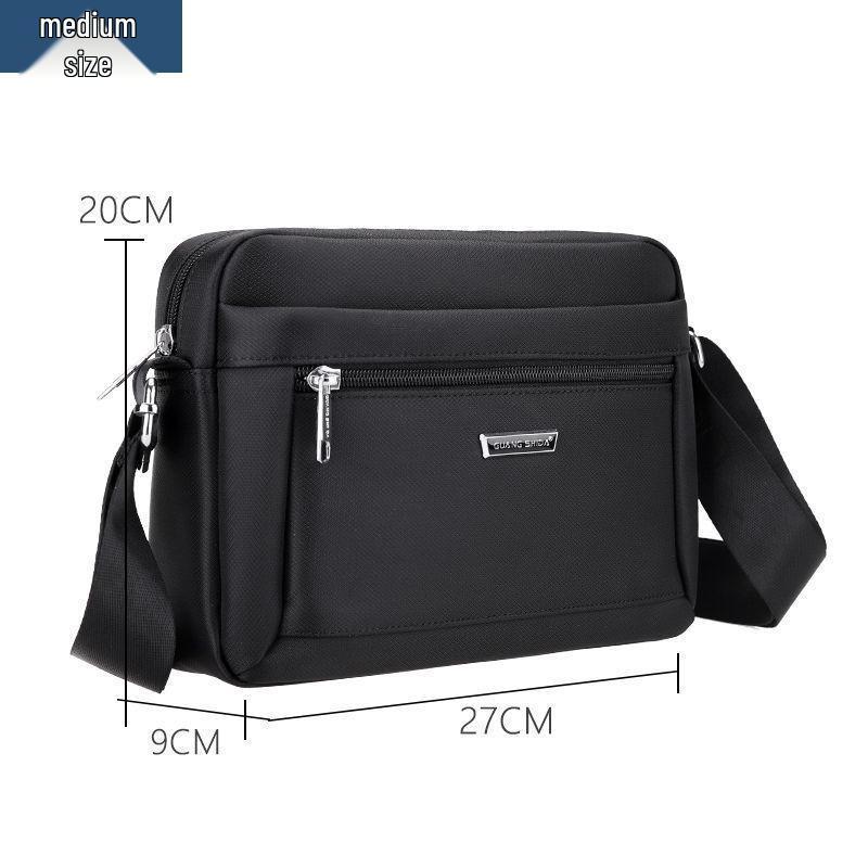 Men's Waterproof Korean Style Oxford Cloth Crossbody Shoulder Bag - Business Casual Small Backpack