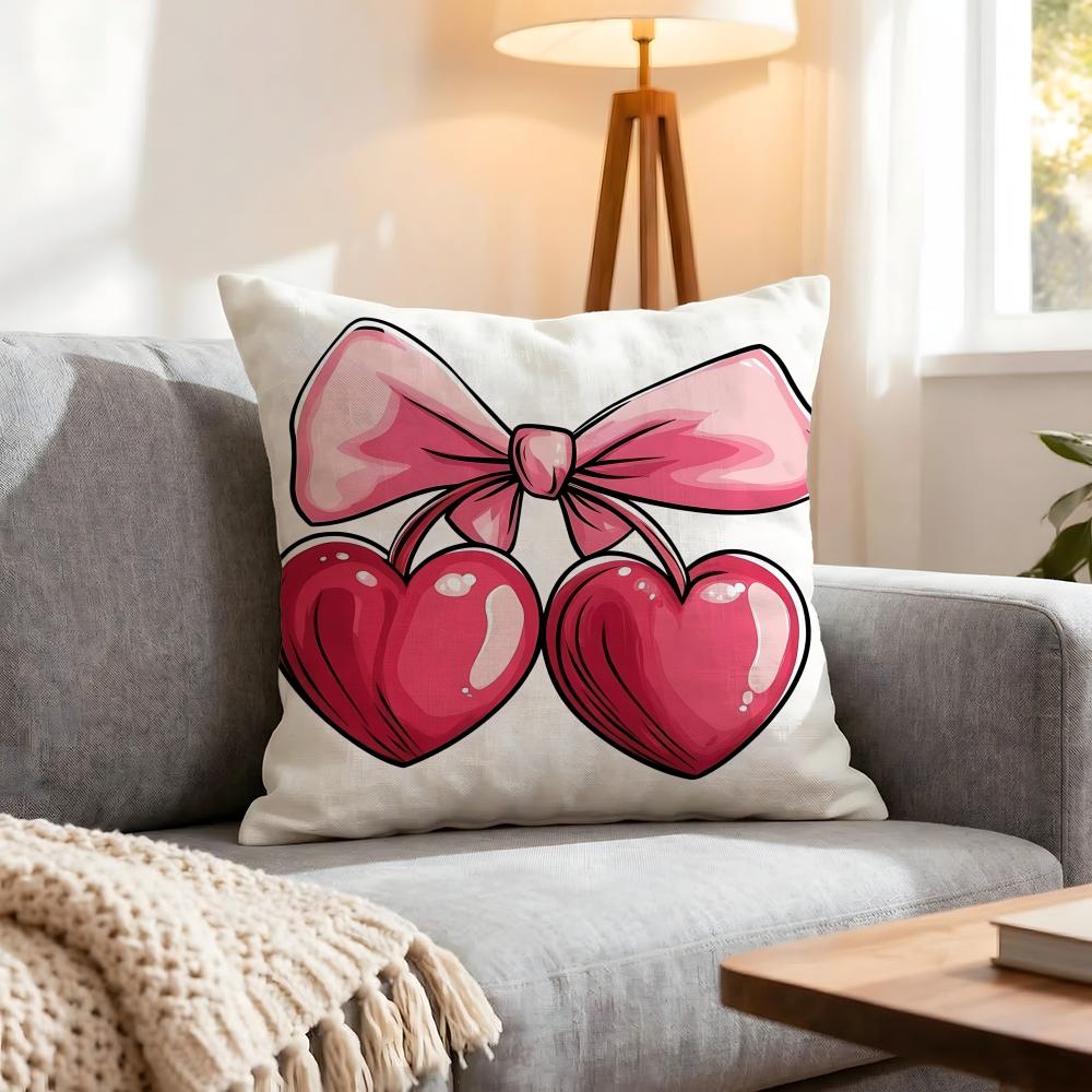 Holiday Valentine'S Day Cushion Cover 1Pcs Decorative Covers Soft Cushion Case For Sofa Couch Decor 40X40 45X45 Pillowcases