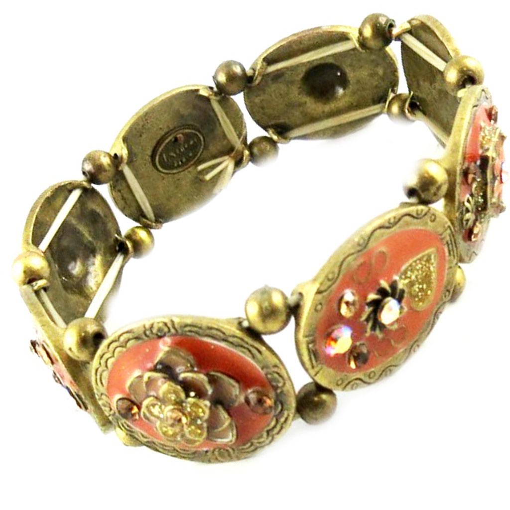 Les Trésors De Lily [E2577] — Оранжевый дизайнерский браслет «Токио»