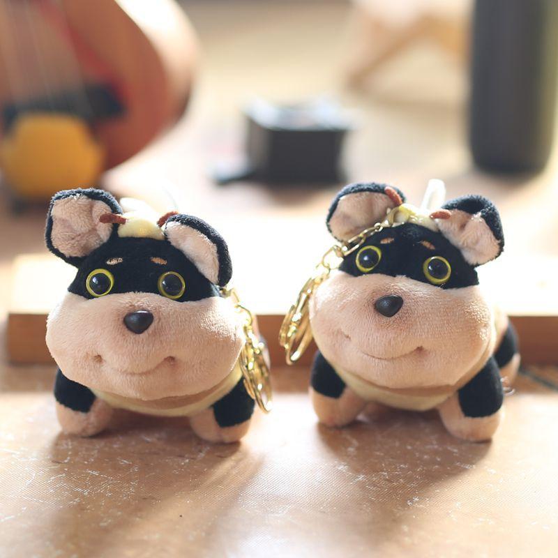 Cute Cute Puppy Bee Pendant Plush Toy Doll Puppy Bag Hanging Ornament Keychain Doll Doll