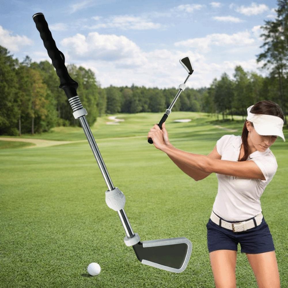 Practice Stick Golf Swing Trainer Sturdy Construction Swing Training Aid Strength Practice