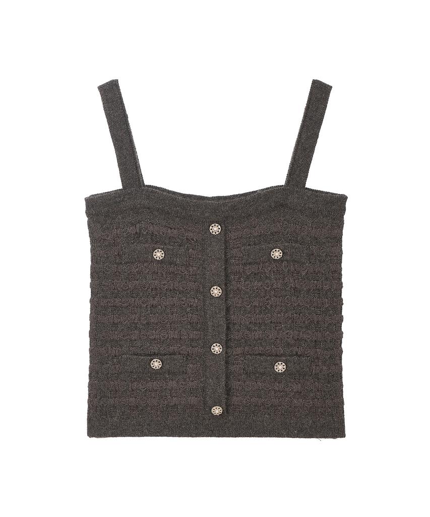 RENEJ Tweed Sleeveless Knit